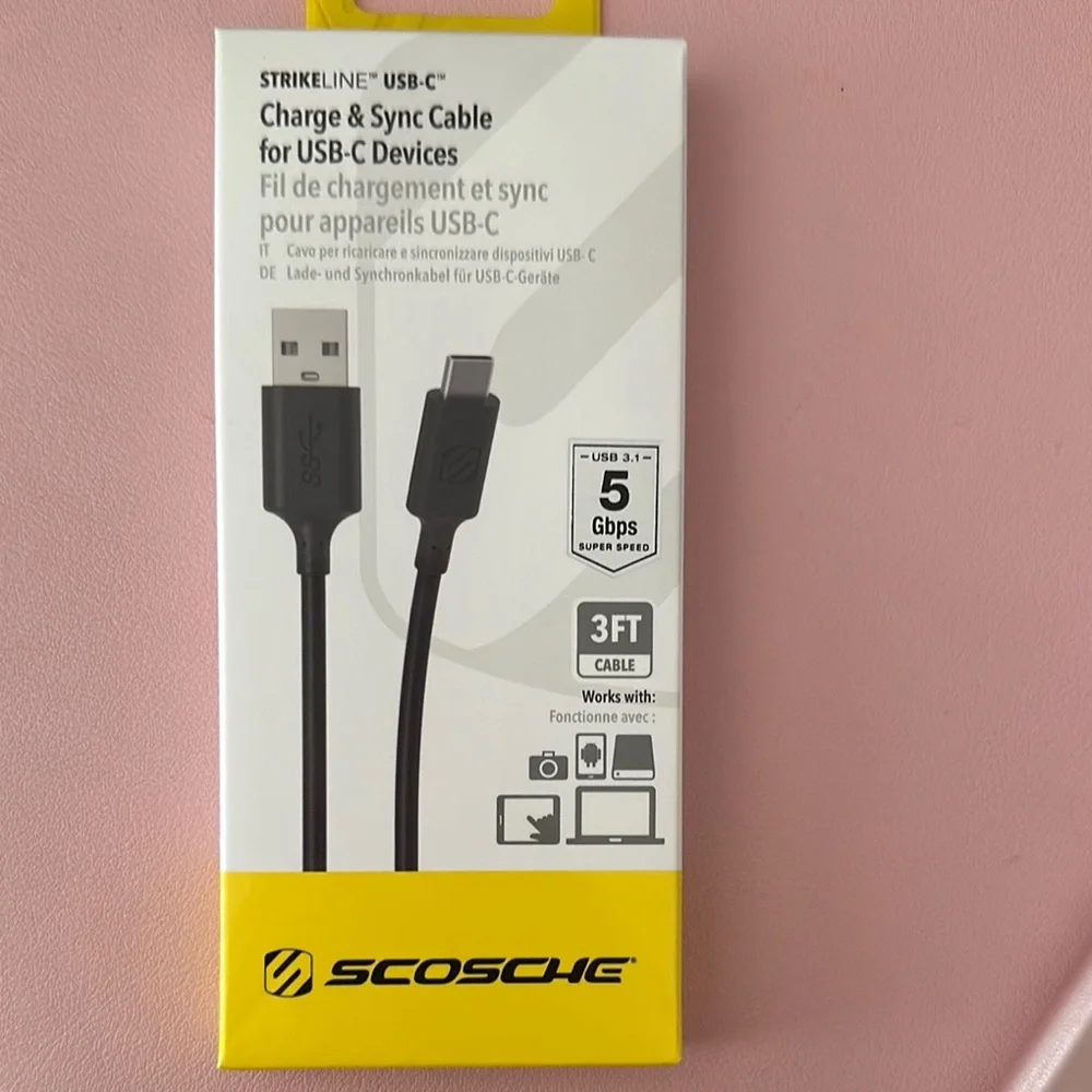 FREE Black USB-C Charge & Sync Cable. FREE W ANY PURCHASE